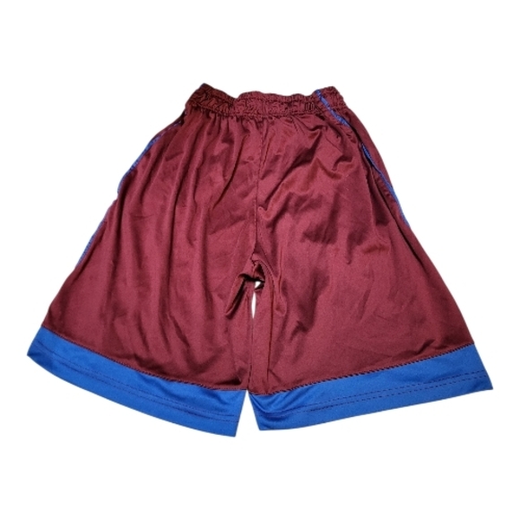 Men's Official Maroon and Blue FC Barcelona (FCB) Athletic Soccer Shorts- Size S - Picture 2 of 4